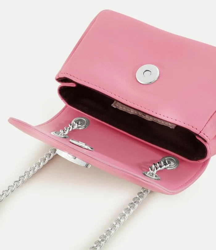 Wallets And Purses Women Vivienne Westwood Small Purse With Chain In Pink