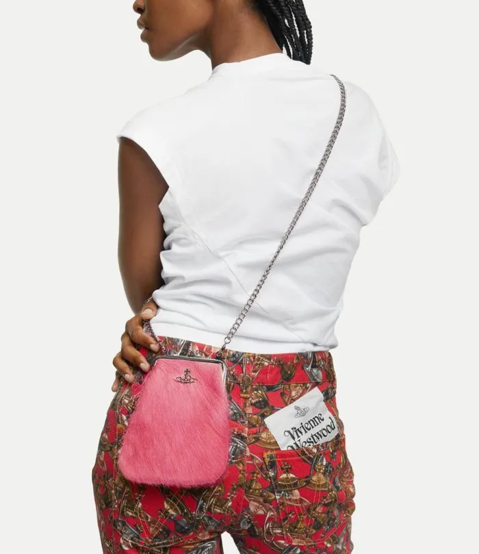 Wallets And Purses Women Vivienne Westwood Tessa Chain Purse In Pink