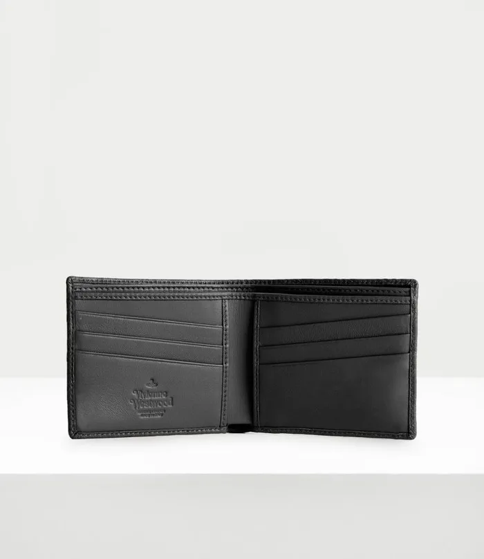 Wallets Men Vivienne Westwood Embossed Man Billfold In Black