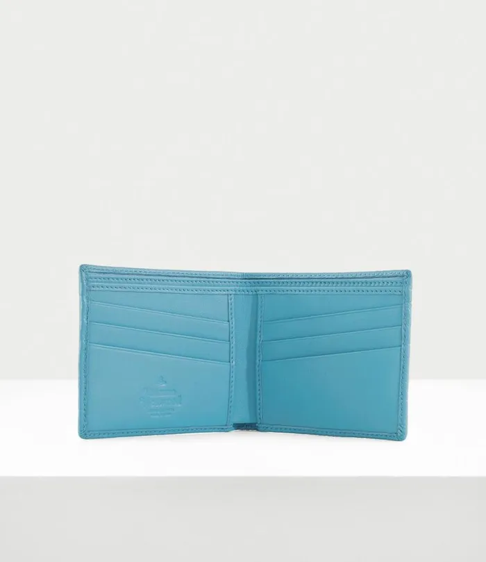 Wallets Men Vivienne Westwood Embossed Man Billfold In Blue