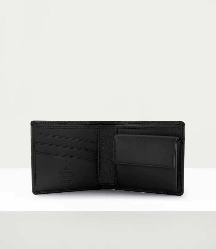 Wallets Men Vivienne Westwood Embossed Man Wallet With Coin Purse In Black