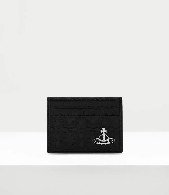 Wallets Men Vivienne Westwood Man Card Holder In Black