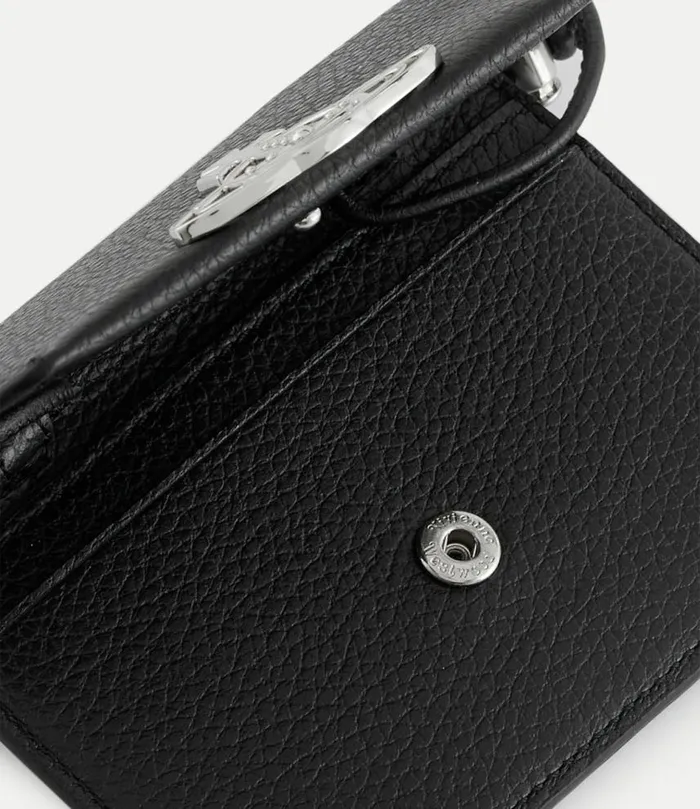 Wallets Men Vivienne Westwood ReVegan Card Holder In Black