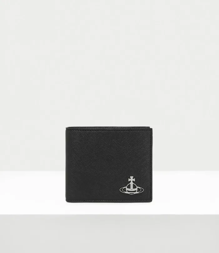 Wallets Men Vivienne Westwood ReVegan Man Billfold Wallet In Black