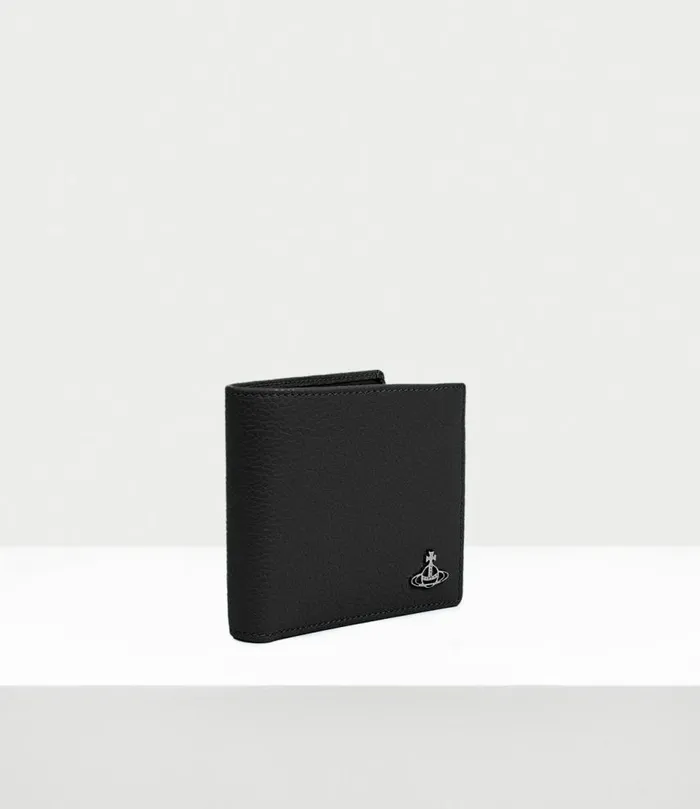 Wallets Men Vivienne Westwood ReVegan Man Billfold Wallet In Black