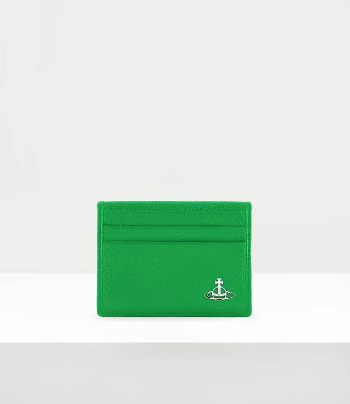 Wallets Men Vivienne Westwood ReVegan Man Card Holder In BrightGreen