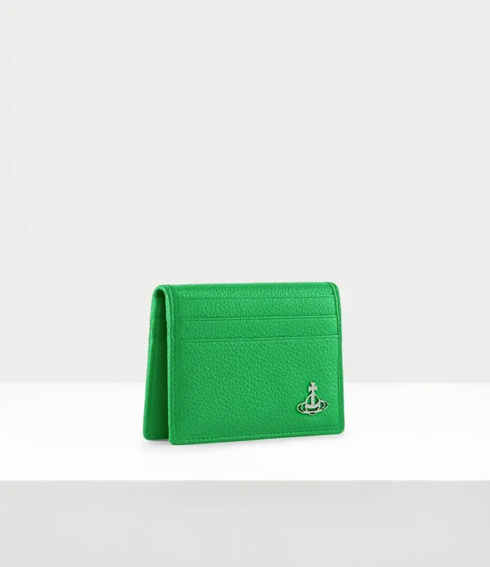 Wallets Men Vivienne Westwood ReVegan Man Card Holder In BrightGreen