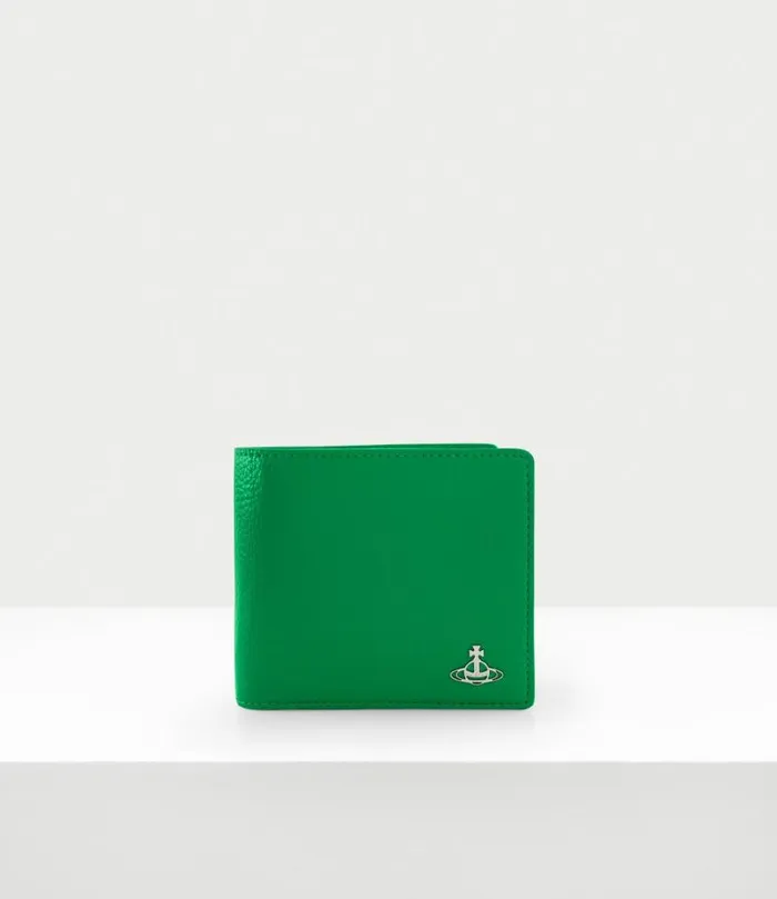 Wallets Men Vivienne Westwood ReVegan Man Wallet In BrightGreen