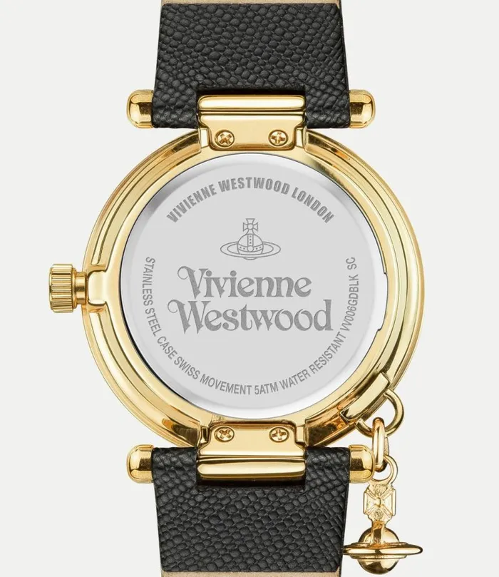 Watches WomenMen Vivienne Westwood Orb Heart Watch In SilverBlack