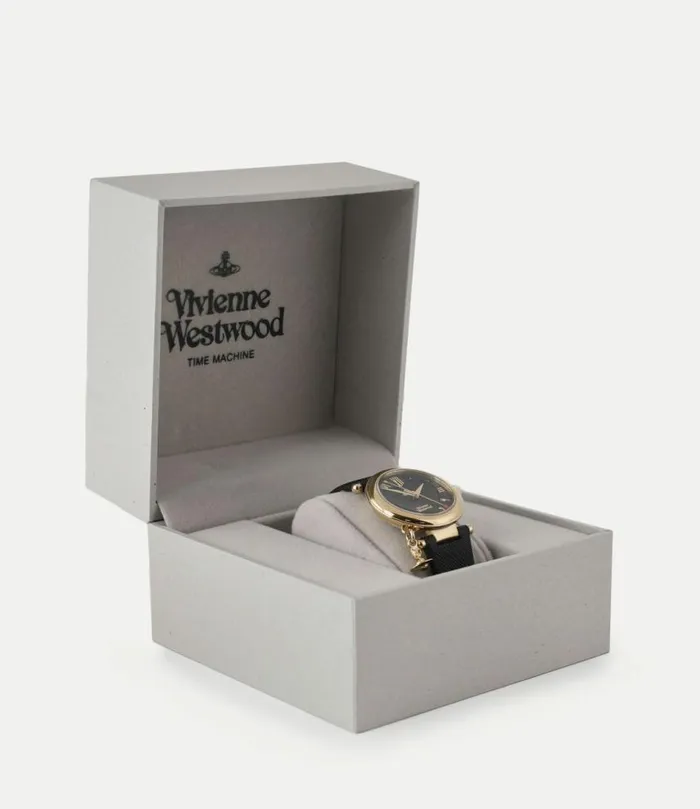 Watches WomenMen Vivienne Westwood Orb Heart Watch In SilverBlack