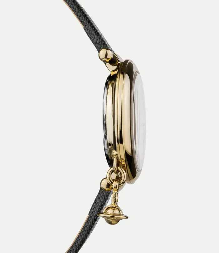 Watches WomenMen Vivienne Westwood Orb Heart Watch In SilverBlack