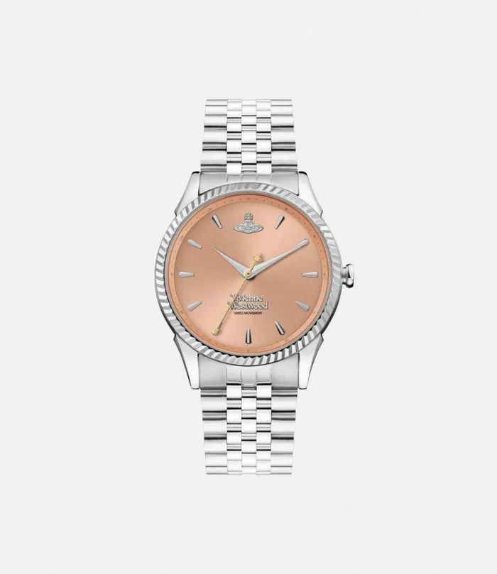 Watches WomenMen Vivienne Westwood Seymour Watch In PeachSilver
