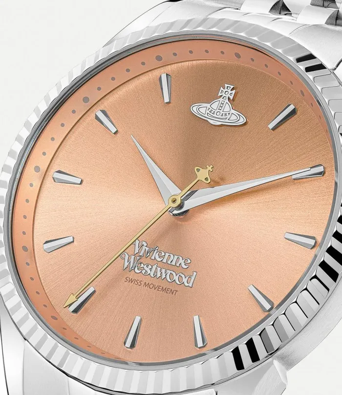 Watches WomenMen Vivienne Westwood Seymour Watch In PeachSilver
