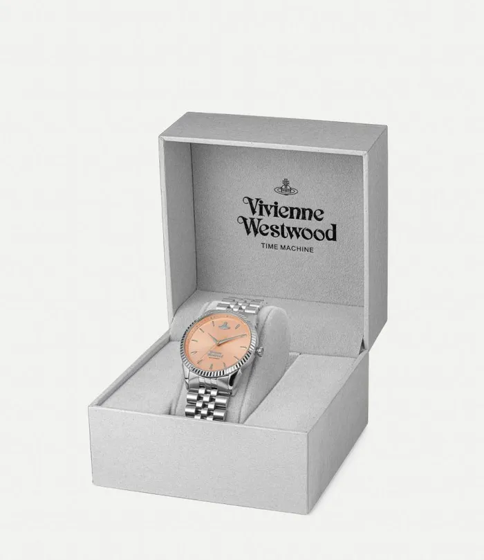 Watches WomenMen Vivienne Westwood Seymour Watch In PeachSilver
