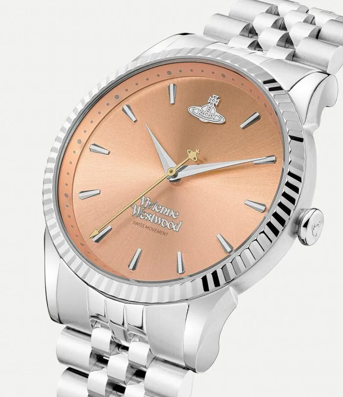 Watches WomenMen Vivienne Westwood Seymour Watch In PeachSilver