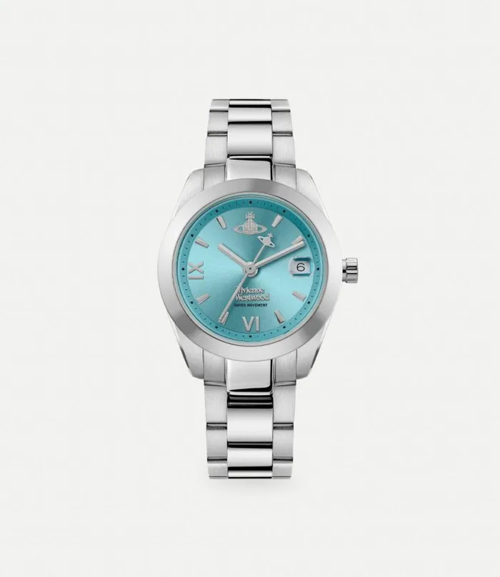Watches WomenMen Vivienne Westwood The Fenchurch Watch In SilverTurquoise