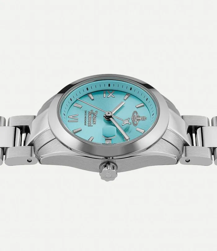 Watches WomenMen Vivienne Westwood The Fenchurch Watch In SilverTurquoise