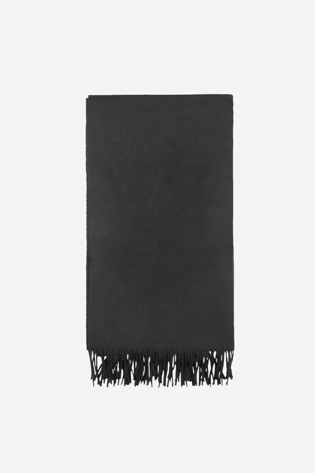 Woman Accola Maxi Scarf 2862 Black Samse Samse Scarves