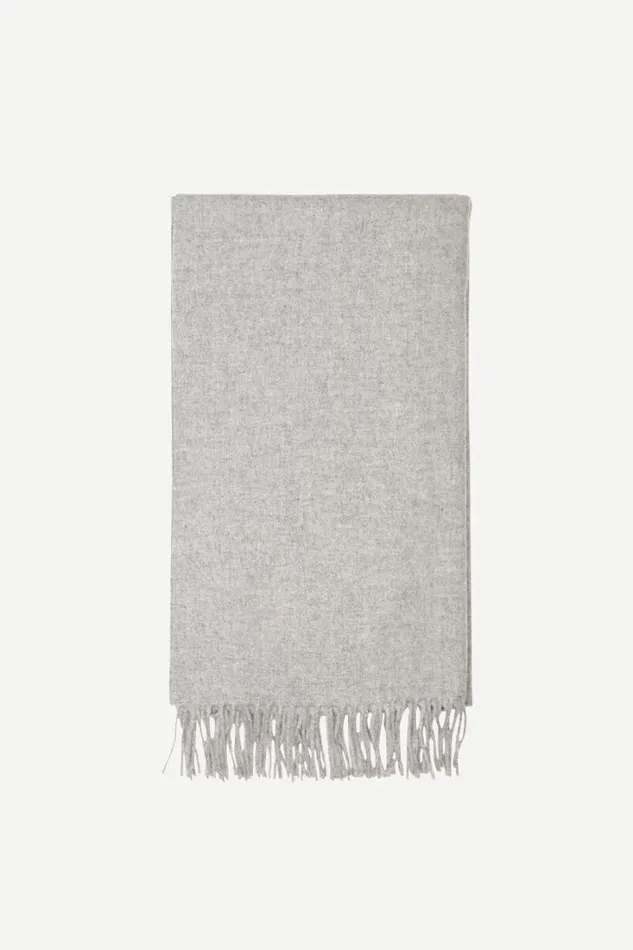 Woman Accola Maxi Scarf 2862 Grey Mel Samse Samse Scarves