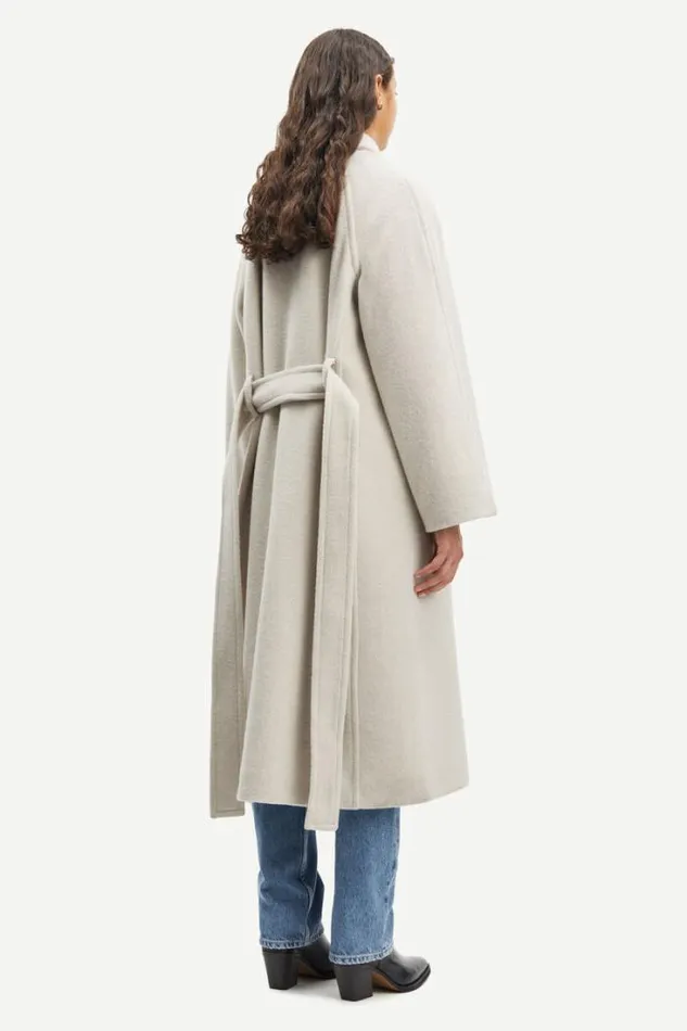 Woman Afra Coat 15037 Arctic Wolf Samse Samse Jackets and Coats