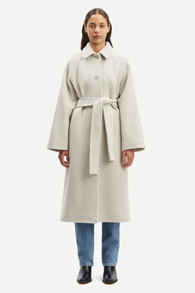 Woman Afra Coat 15037 Arctic Wolf Samse Samse Jackets and Coats