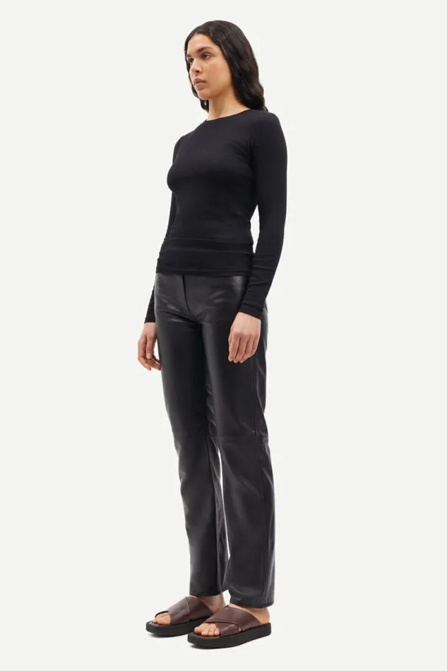 Woman Alexa Ls 7542 Black Samse Samse Tshirts