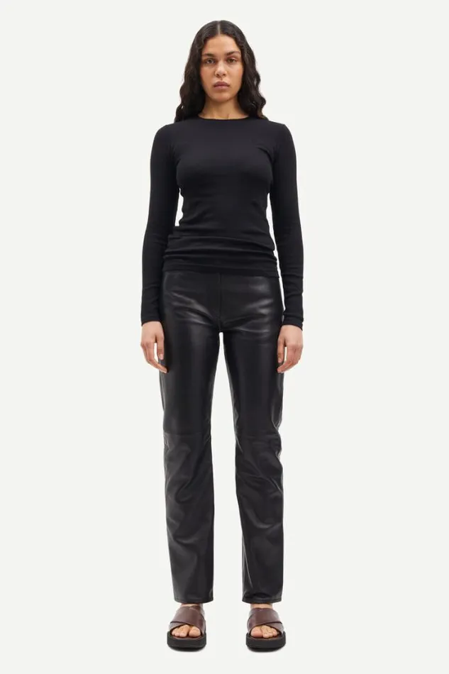 Woman Alexa Ls 7542 Black Samse Samse Tshirts
