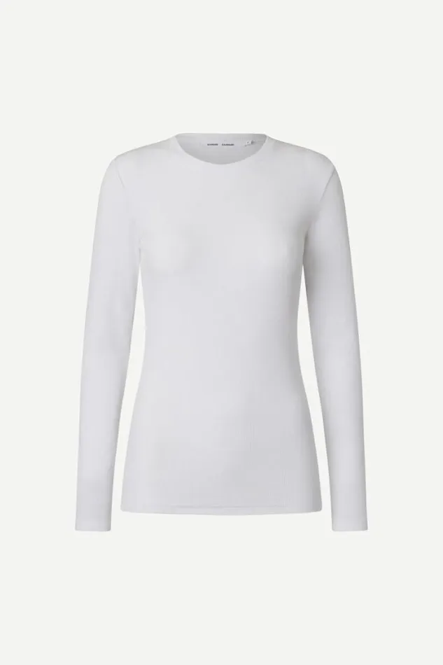 Woman Alexa Ls 7542 White Samse Samse Tshirts