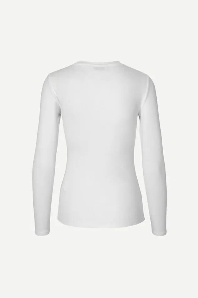 Woman Alexa Ls 7542 White Samse Samse Tshirts