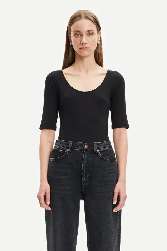 Woman Alexa Tee 7542 Black Samse Samse Tshirts
