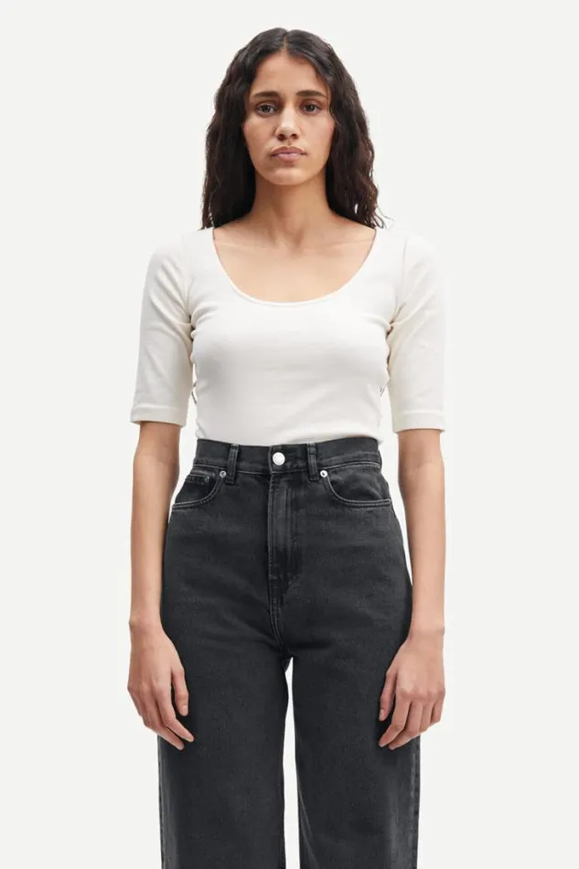 Woman Alexa Tee 7542 Whisper White Samse Samse Tshirts