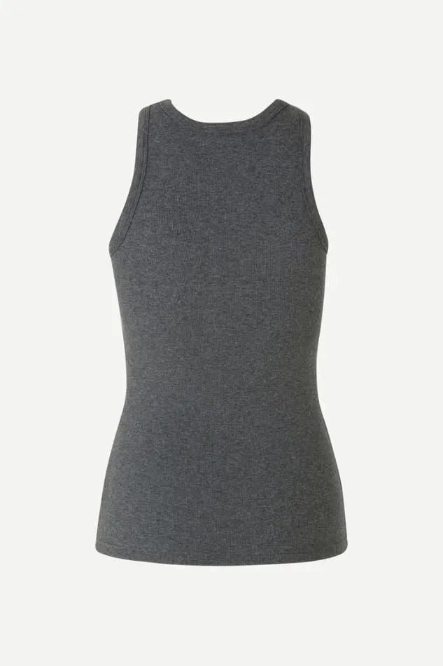 Woman Alexo Tank 7542 Dark Grey Mel Samse Samse Tshirts