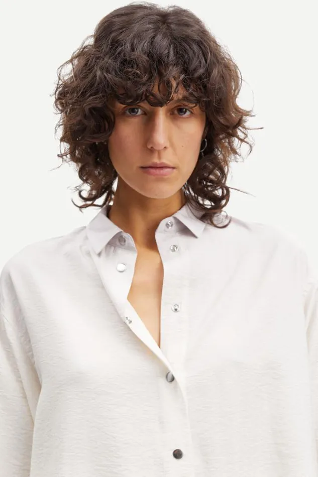 Woman Alfrida Shirt 14639 Ombre Cloud Samse Samse Shirts and Blouses
