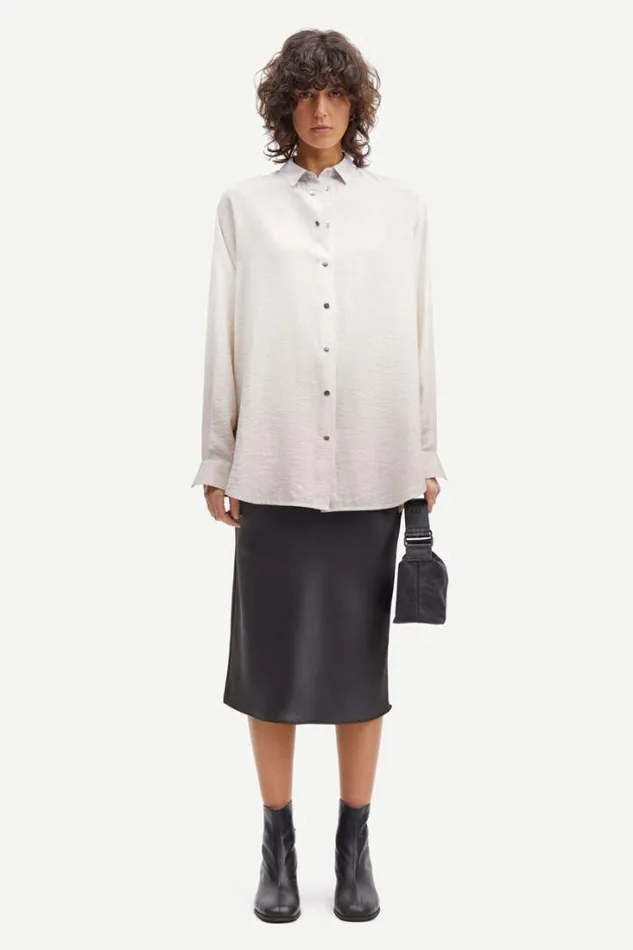 Woman Alfrida Shirt 14639 Ombre Cloud Samse Samse Shirts and Blouses