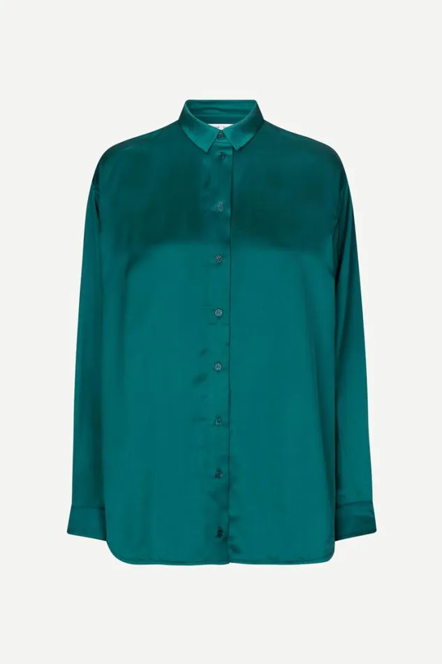 Woman Alfrida Shirt 14905 Atlantic Deep Samse Samse Shirts and Blouses