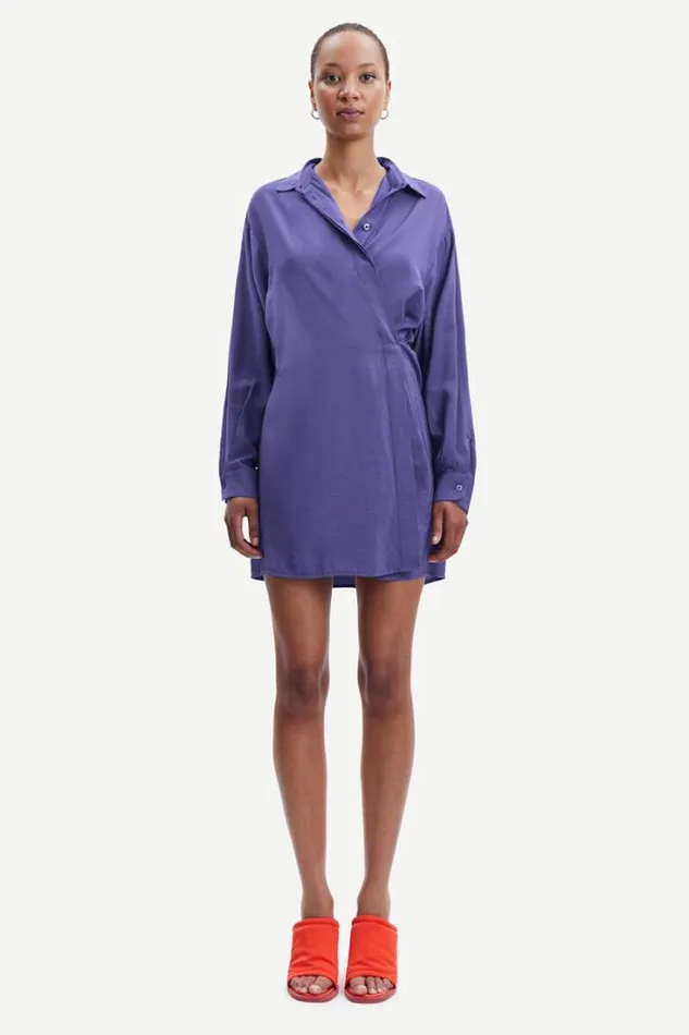 Woman Alfrida Shirt Dress 14639 Simply Purple Samse Samse Dresses and Jumpsuits