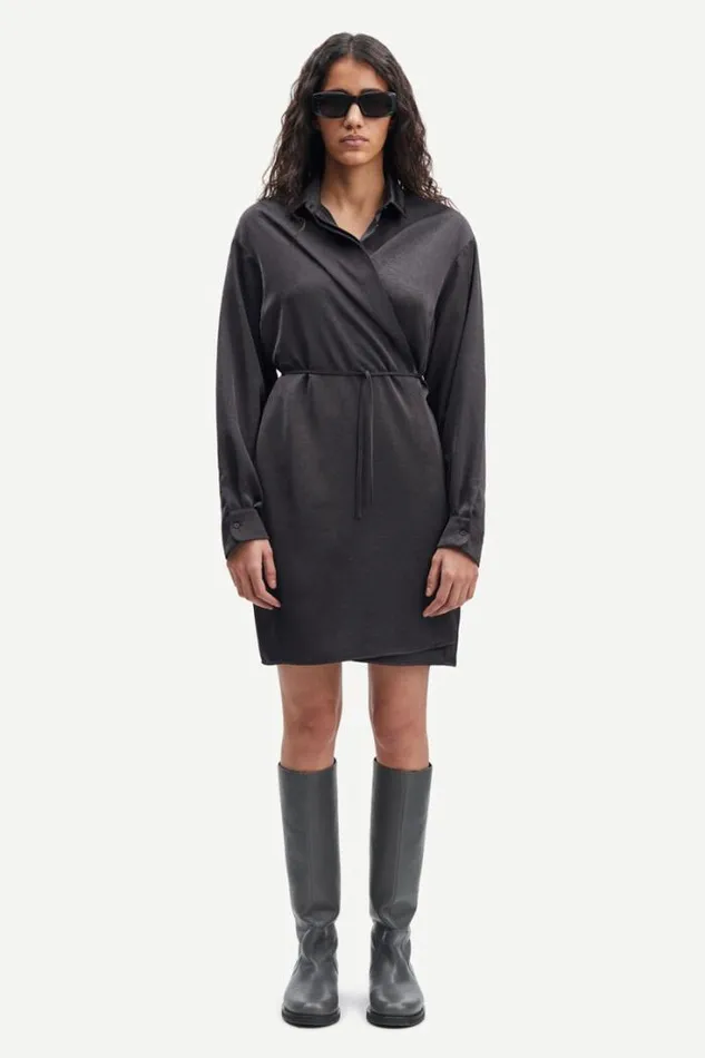 Woman Alfrida Shirt Dress 14896 Phantom Samse Samse Dresses and Jumpsuits
