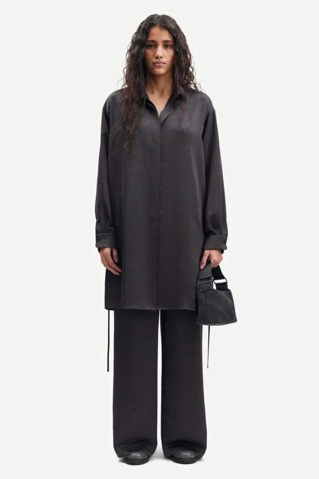 Woman Alfrida Shirt Dress 14896 Phantom Samse Samse Dresses and Jumpsuits