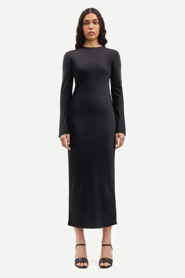 Woman Alina Long Dress 14903 Black Samse Samse Dresses and Jumpsuits