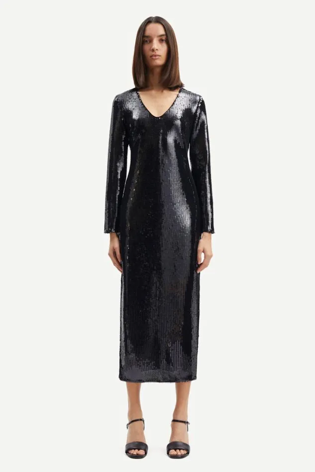 Woman Alina UN Dress 14904 Black Samse Samse Dresses and Jumpsuits