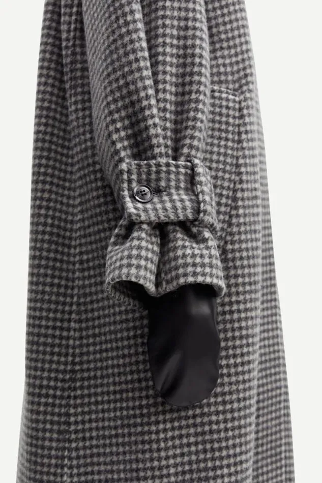 Woman Alma Coat 13183 Houndstooth Samse Samse Jackets and Coats