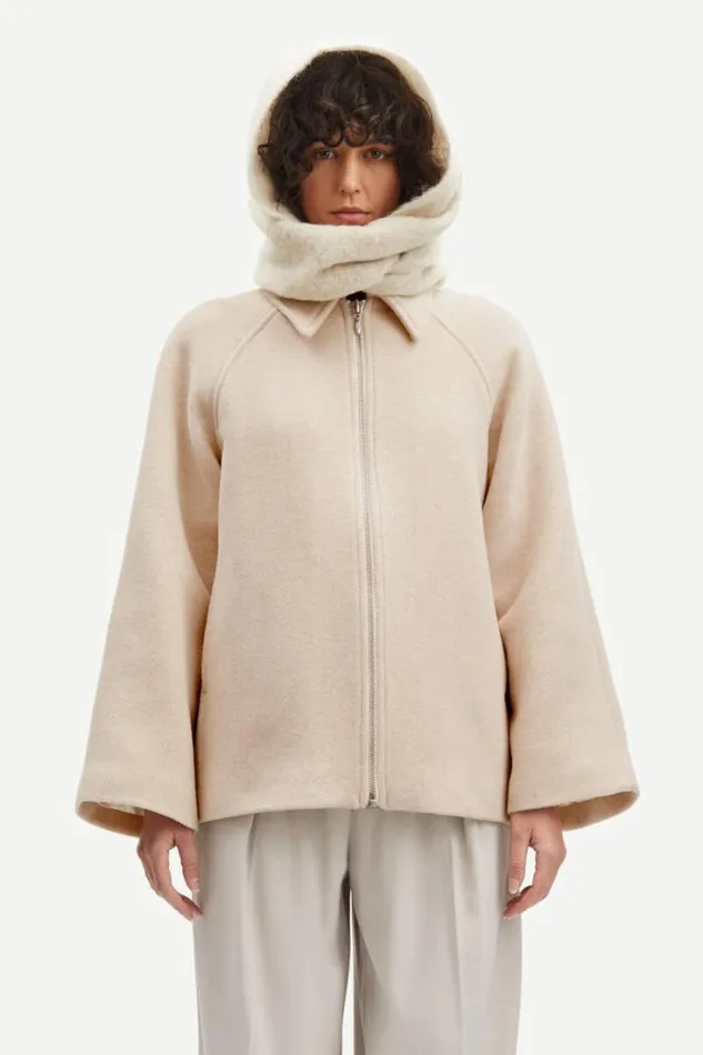 Woman Alma Jacket 14895 Clear Cream Samse Samse Jackets and Coats