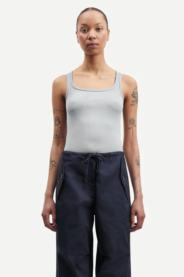 Woman Amanza Tank Top 15017 Silver Samse Samse Tshirts