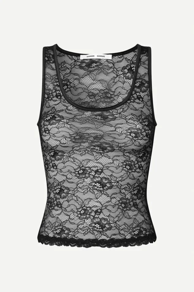 Woman Amanza Tank Top 15019 Black Samse Samse Tshirts