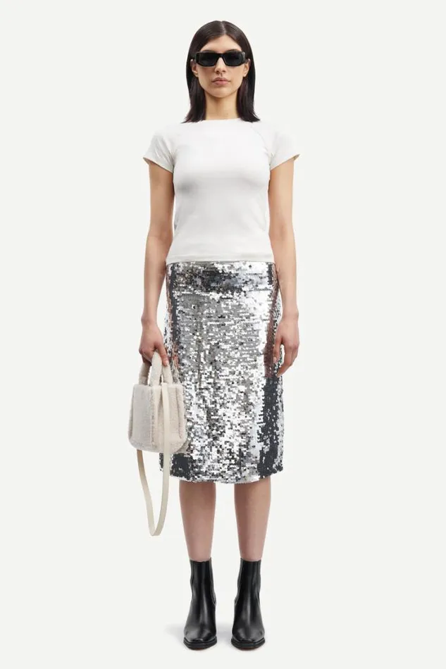 Woman Angy Skirt 15036 Silver Samse Samse Shorts and Skirts