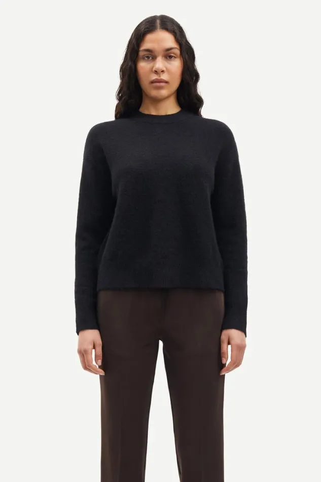 Woman Anour On 7355 Black Samse Samse Knitwear