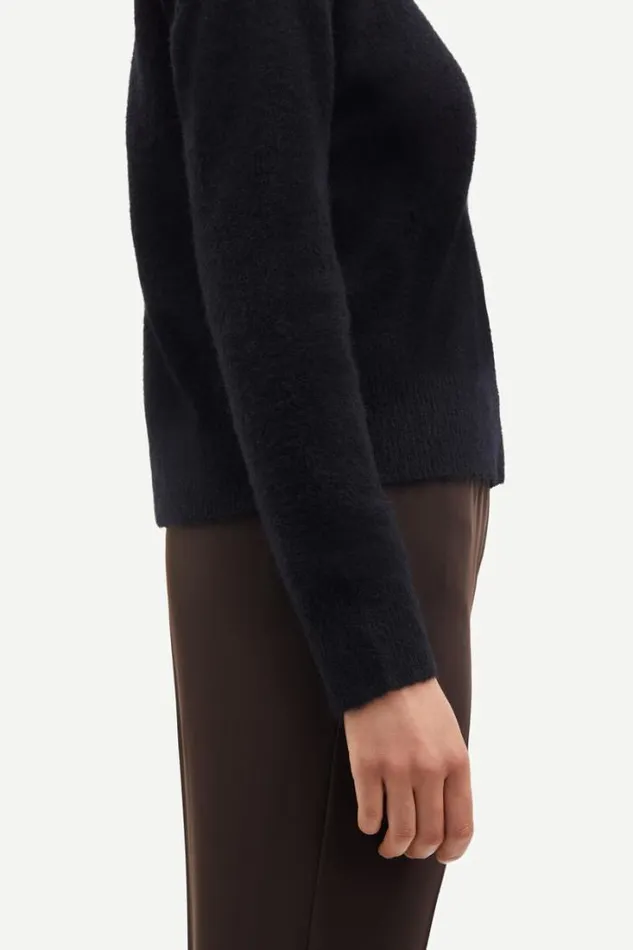 Woman Anour On 7355 Black Samse Samse Knitwear