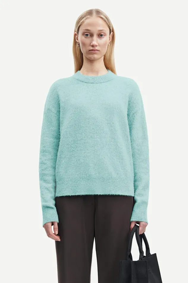 Woman Anour On 7355 Misty Blue Samse Samse Knitwear