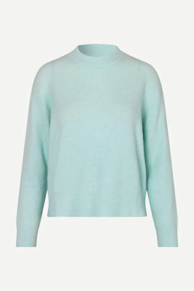 Woman Anour On 7355 Misty Blue Samse Samse Knitwear Woman Anour On 7355 Misty Blue Samse Samse Knitwear