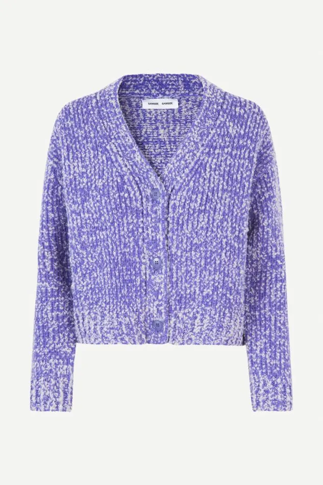 Woman Aria Cardigan 15011 Simply Purple Mel Samse Samse Knitwear